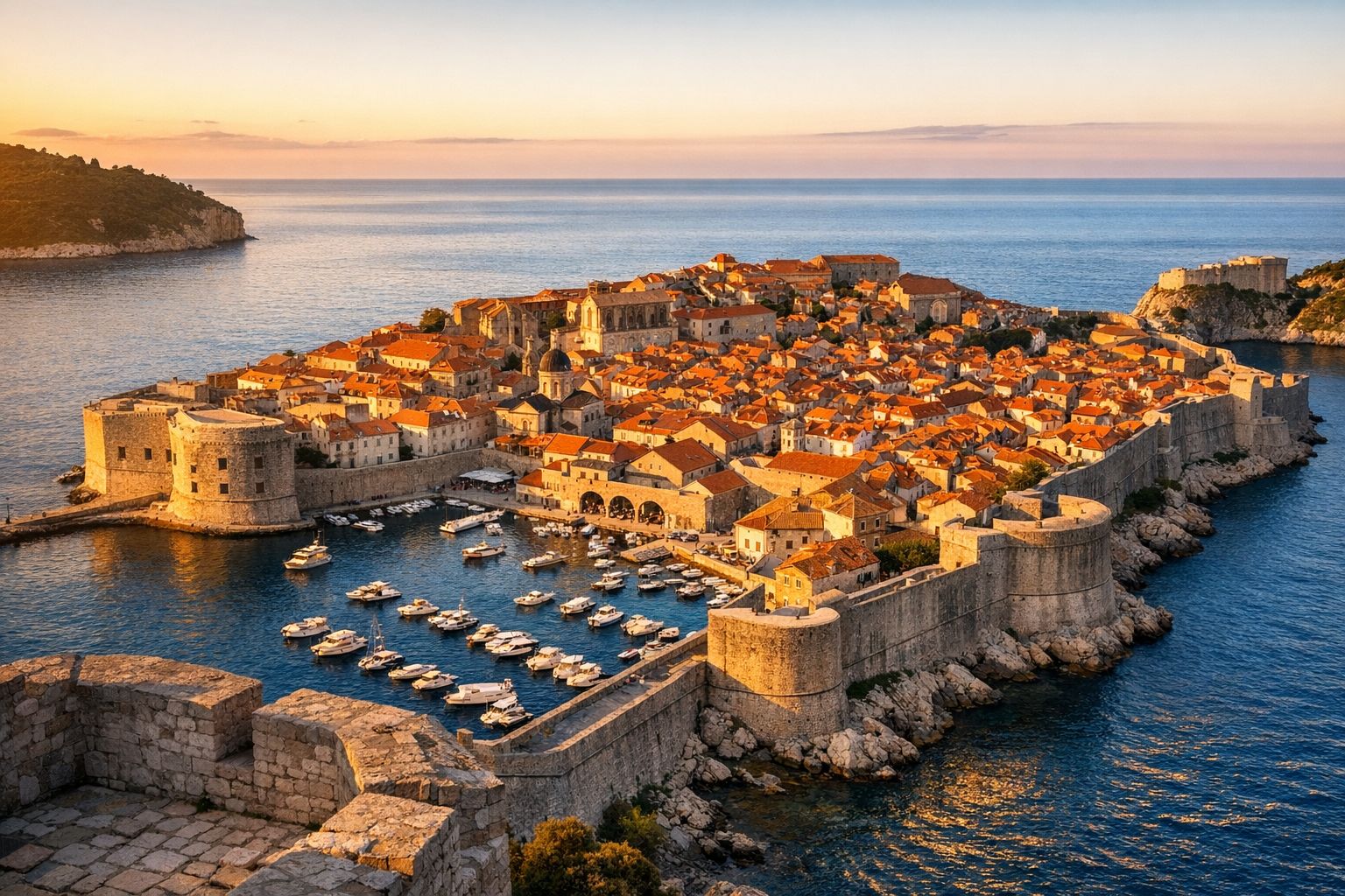 Arrival & Dubrovnik Walls