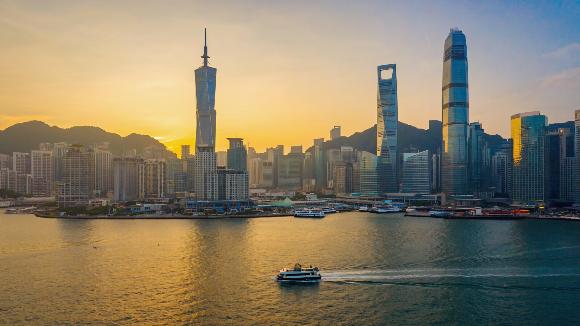 Arrival in Hong Kong